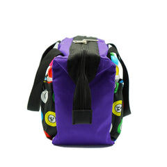Yuanhe bingo bag large capacity 8x8x5 inches fits cards.