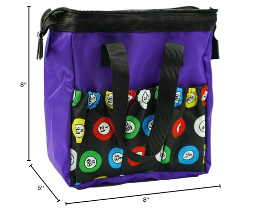 Yuanhe bag interior space fits bingo cards and small accessories.
