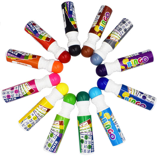 Yuanhe Bingo Daubers with ergonomic grip for comfortable, precise dot painting