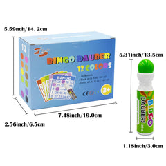 Yuanhe Bingo Daubers leakage-proof design keeps cards clean