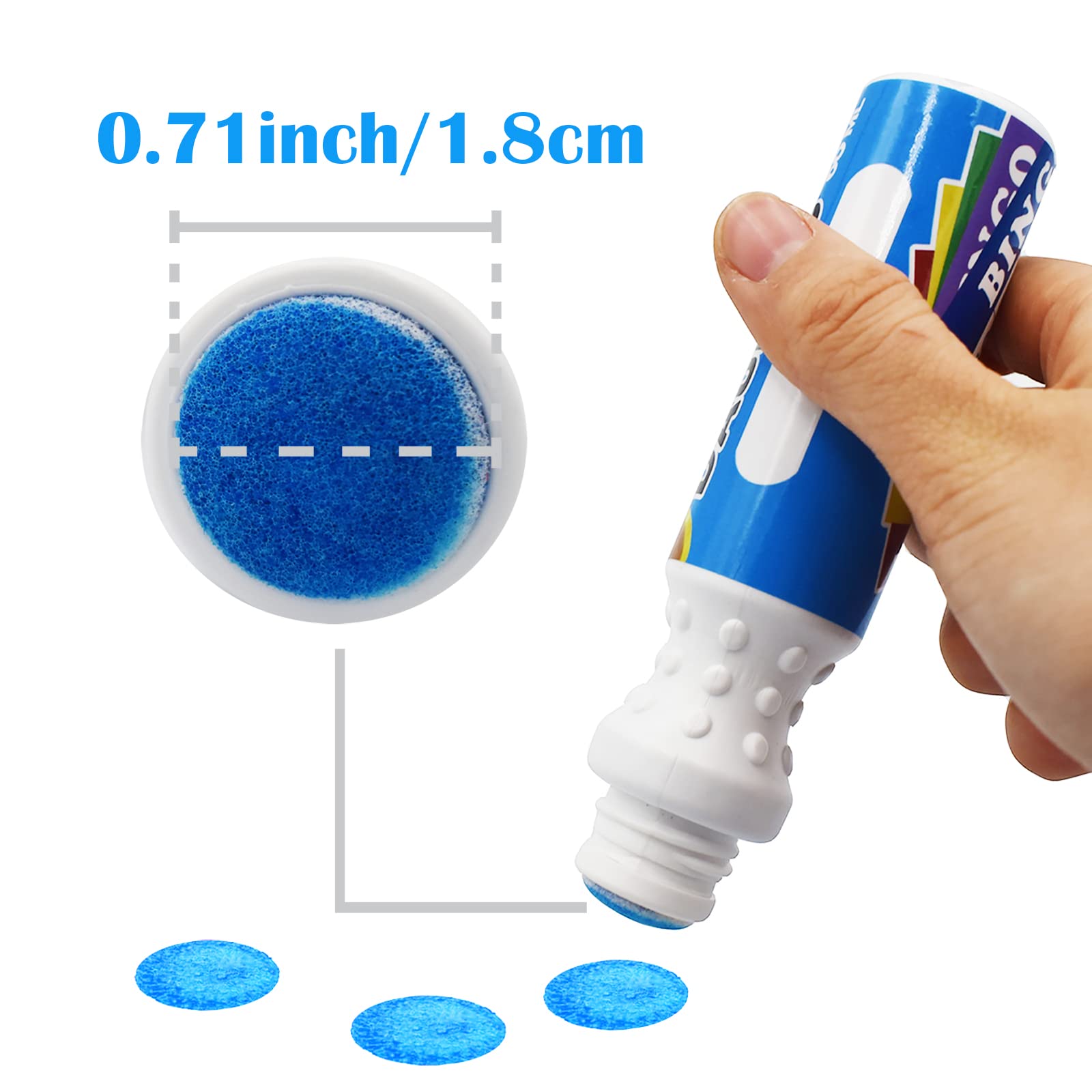 Yuanhe Bingo Daubers leakage-proof design prevents messy spills in class.