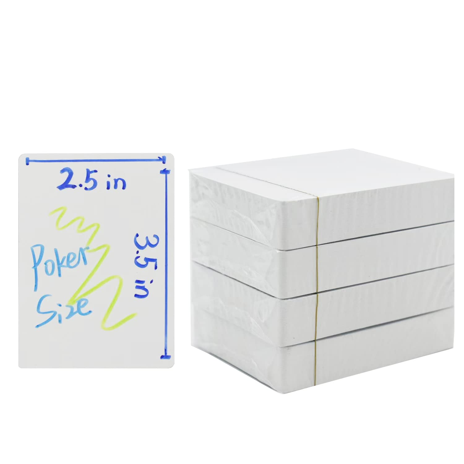 Yuanhe 216-piece blank deck offers ample space for DIY notes and designs.