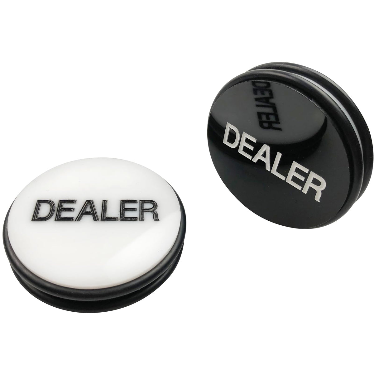 Yuanhe casino craps dealer button, 3-inch double-sided for clear turn indication.