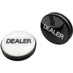 Yuanhe casino craps dealer button, 3-inch double-sided for clear turn indication.
