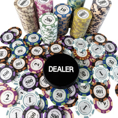 Yuanhe craps and poker marker, durable acrylic for organized gameplay.