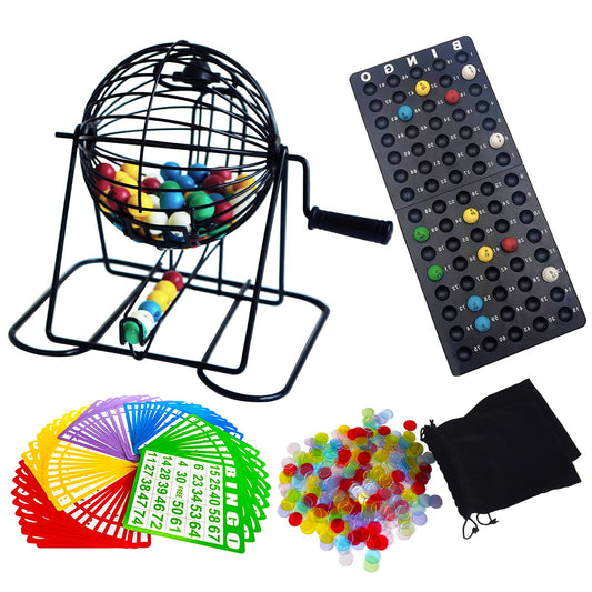 Yuanhe Deluxe Bingo Cage shows sturdy metal construction for smooth random draws.