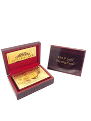 Yuanhe Gold Deck with wooden gift box, a premium gift for game nights
