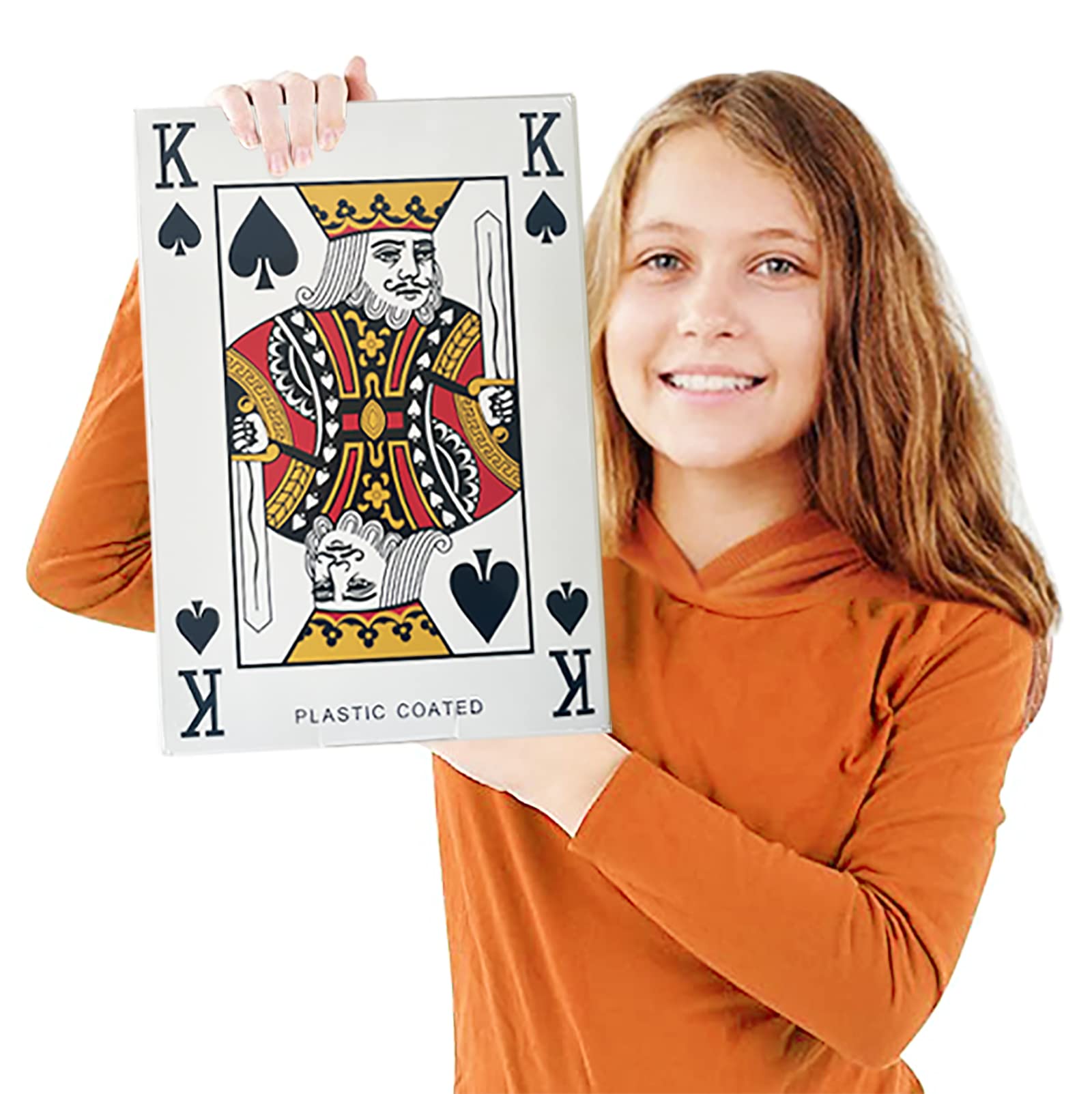 Yuanhe jumbo deck of 10.5x14.5 inch cards with vivid colors.