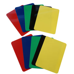 Yuanhe poker cut cards in green for durable, flexible use in tournaments.