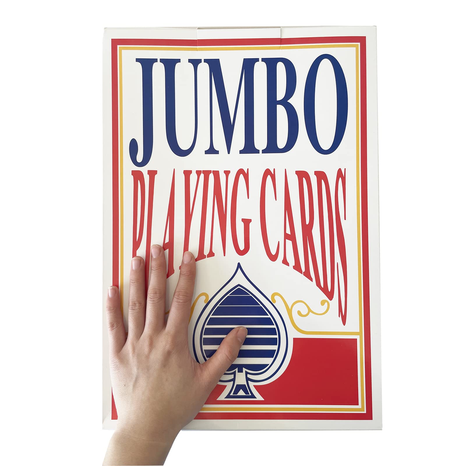 Yuanhe giant card faces printed in crisp detail for visibility.