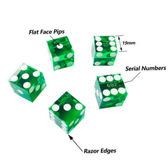 Yuanhe razor-edged dice closeup highlighting premium edge precision