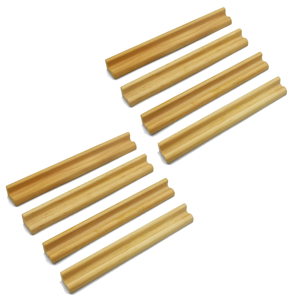 Yuanhe Scrabble tile holders close-up of slotted design for quick tile access