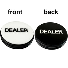 Yuanhe Texas Hold'em dealer puck, 3 inches, easy to spot on table.