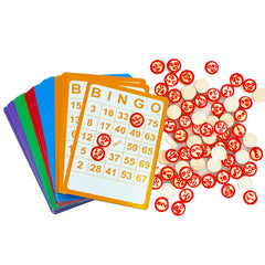 Yuanhe Vintage Bingo Set—100 bingo cards for quick, family-friendly play.