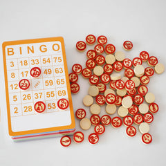 Yuanhe Vintage Bingo Set—wood materials offer smooth, safe, long-lasting use.