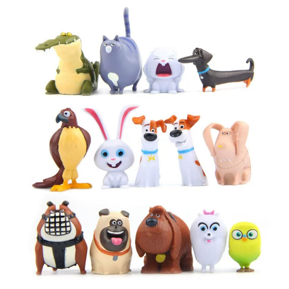 yuanpulalala Secret Life Pets Garage Kit cake ornament close-up for dessert decor