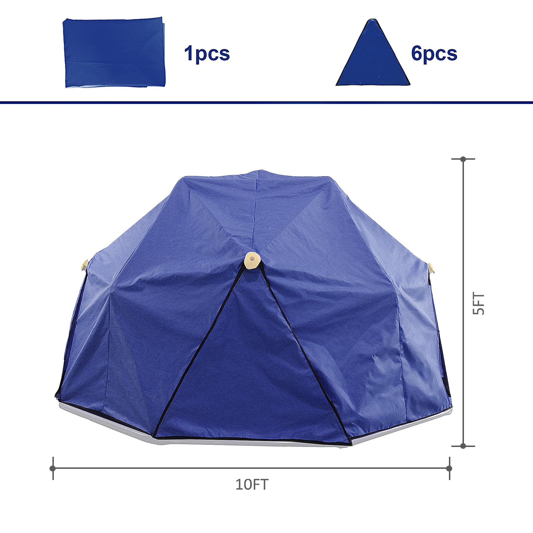 YuAnWe breathable weave keeps play area cooler and comfortable