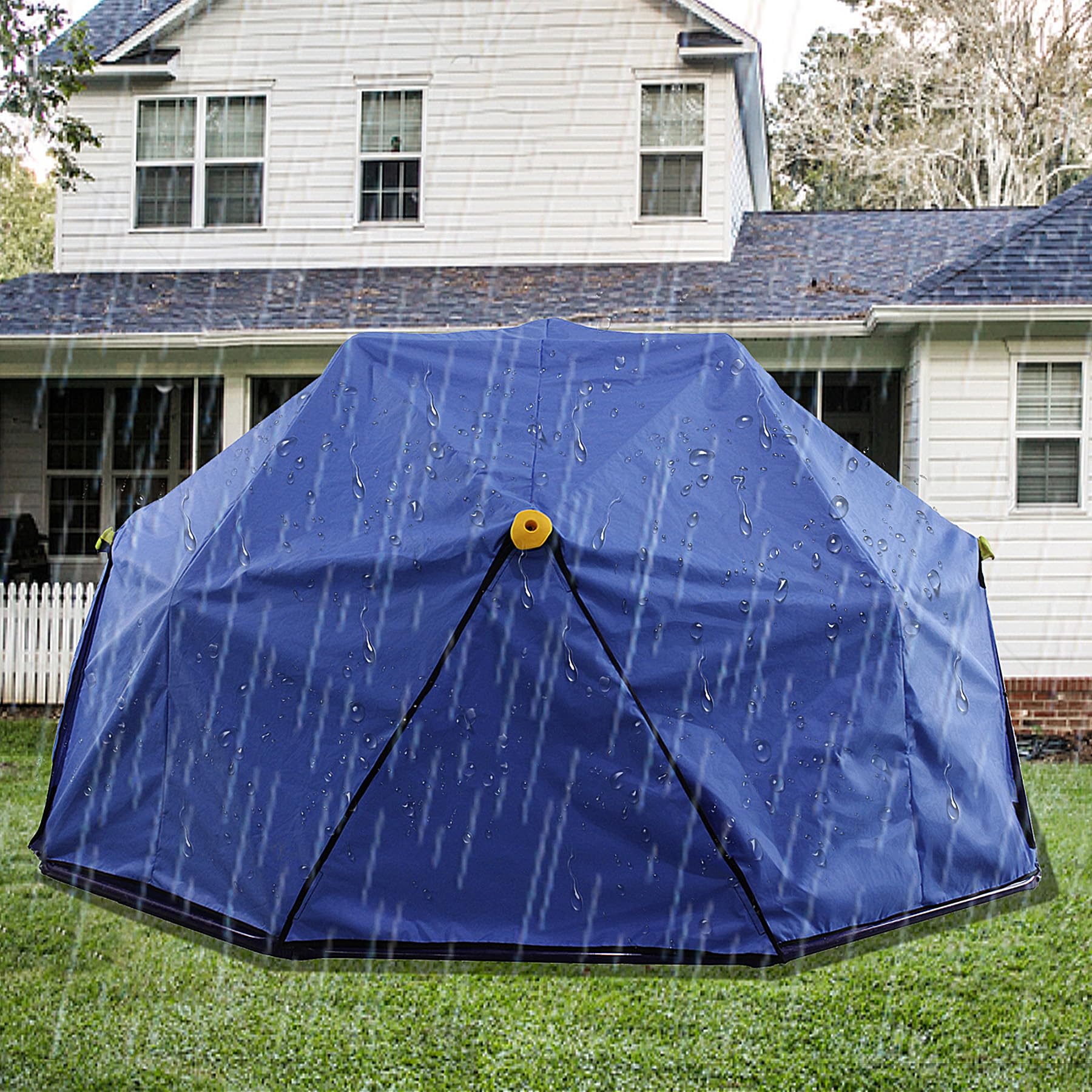 YuAnWe washable canopy easily refreshes after messy play