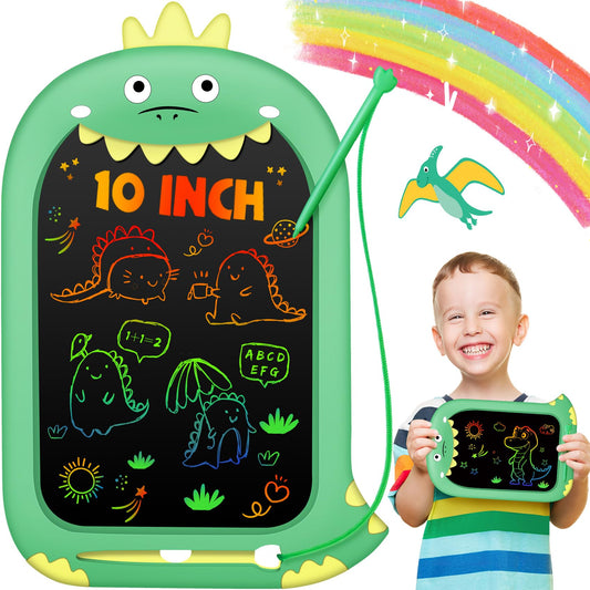 YUBALEER 10-inch drawing tablet front view for kid-friendly doodling.