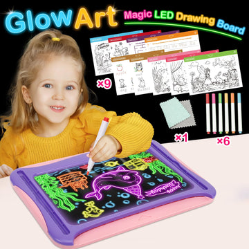 YUBALEER wipe cloth helps keep surfaces clean after doodling