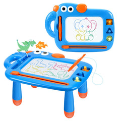 YUBALEER magnetic drawing board front view for toddlers with screen-free play