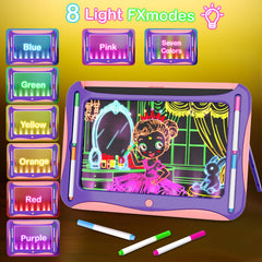 YUBALEER drawing board built-in stand supports comfortable tracing