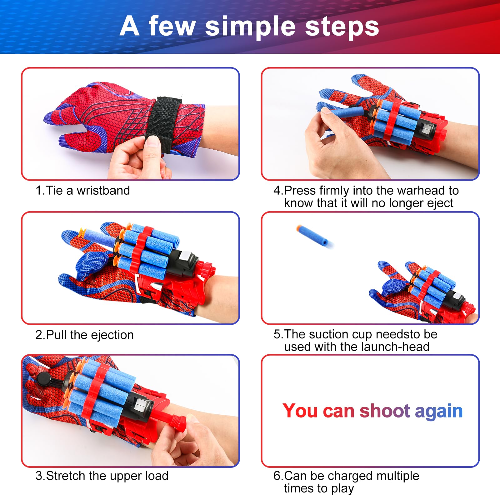 YUCCKYOU soft bullets 10-pack for quick reloads during action-packed games