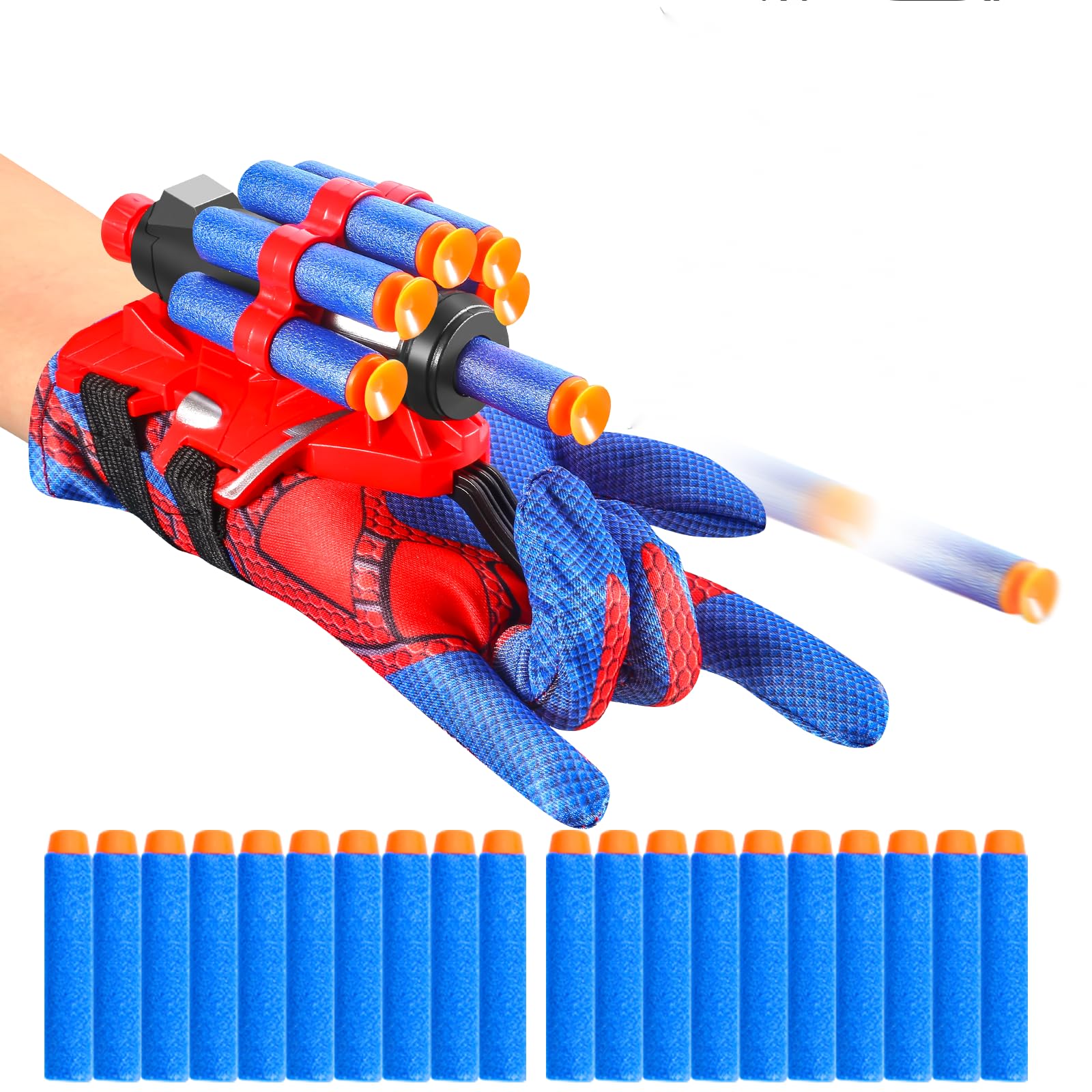 YUCCKYOU spider soft bullet shooter on wrist strap for immersive cosplay play
