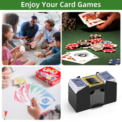 YUCEEN quiet motor delivers low-noise card shuffling during games