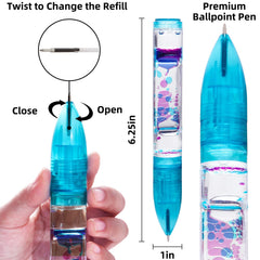 Yue Motion Lava Pens color variety with matching ink and bubbler motion