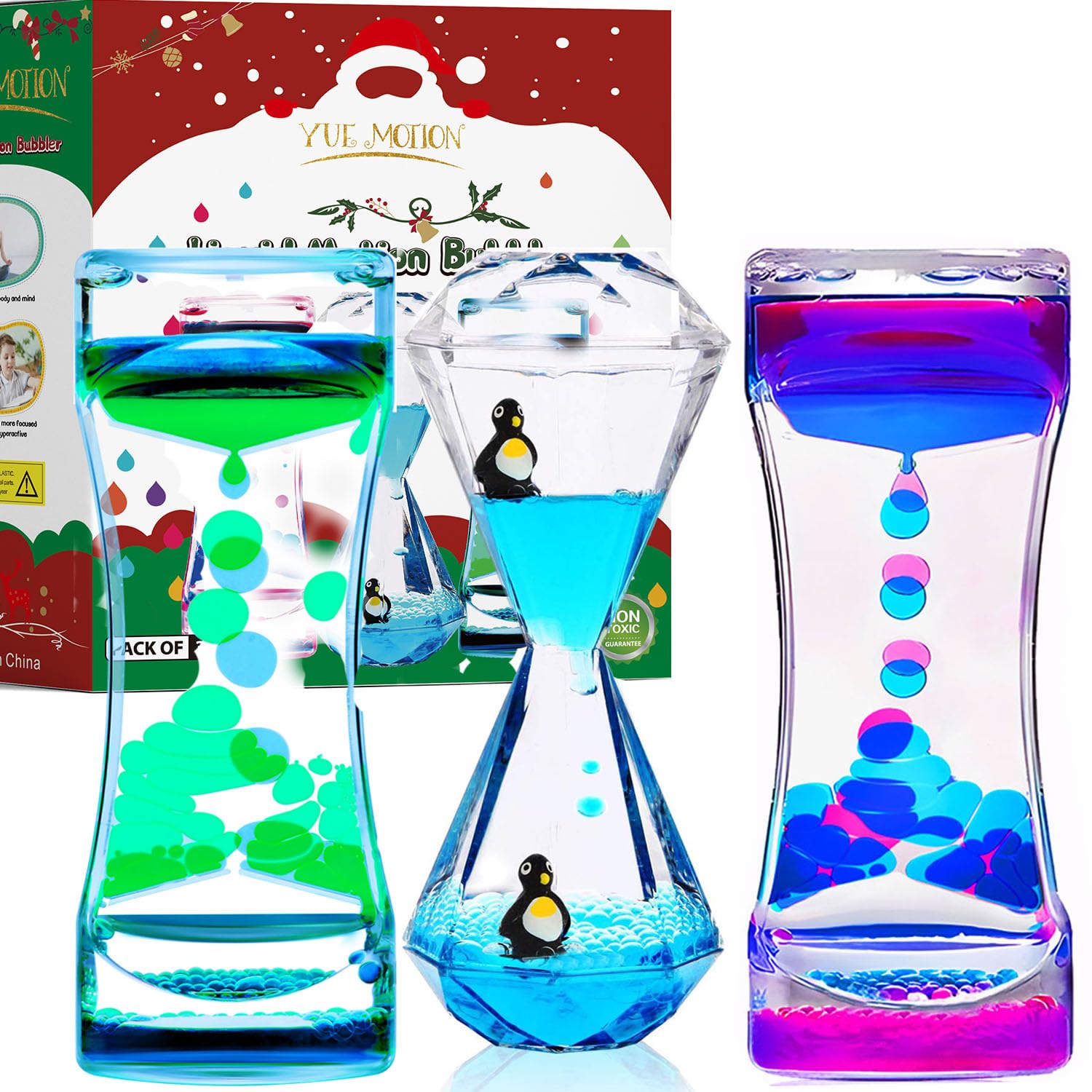 YUE MOTION Liquid Motion Bubbler on a desk for focus