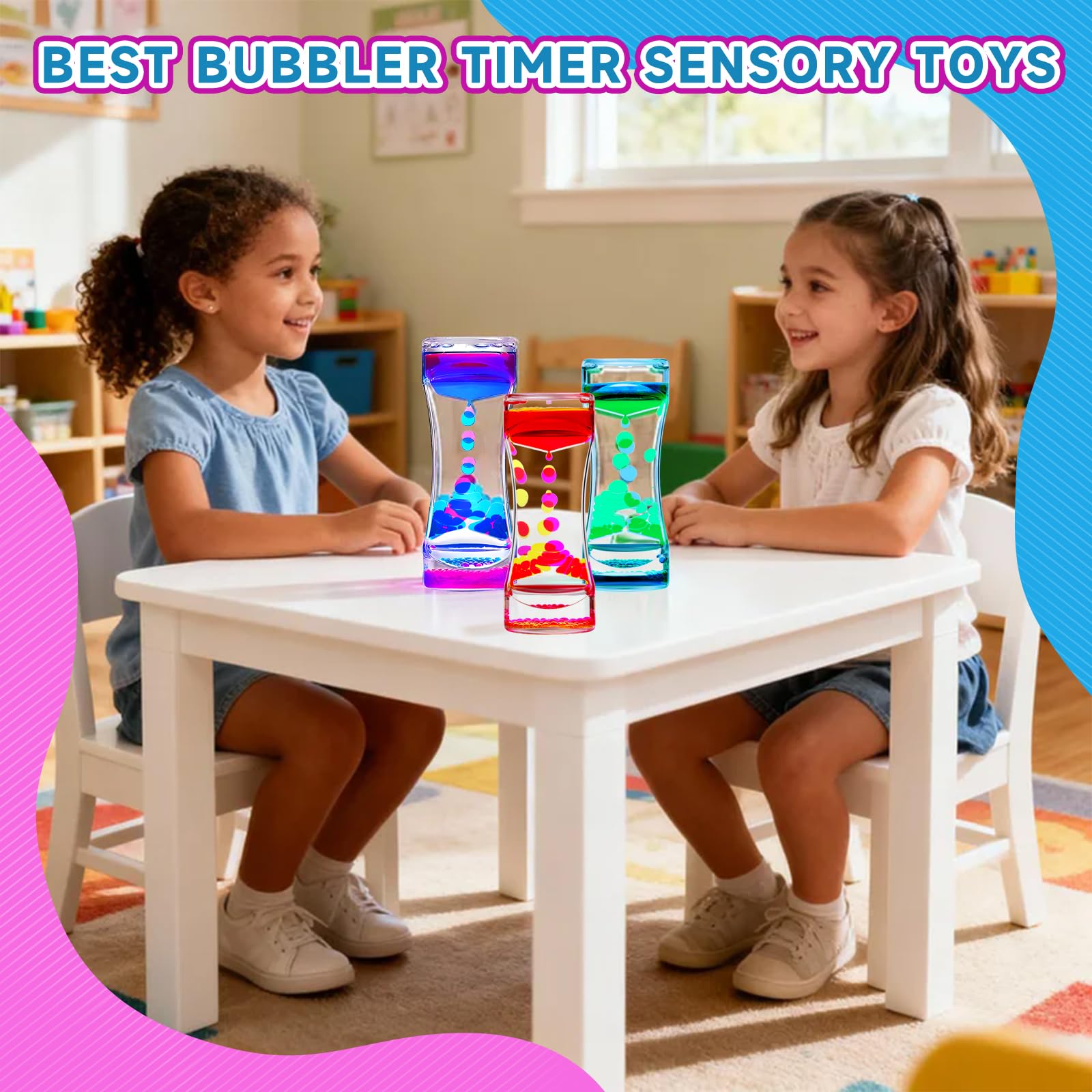 YUE MOTION bubbler in use at a kid's study area for focus.