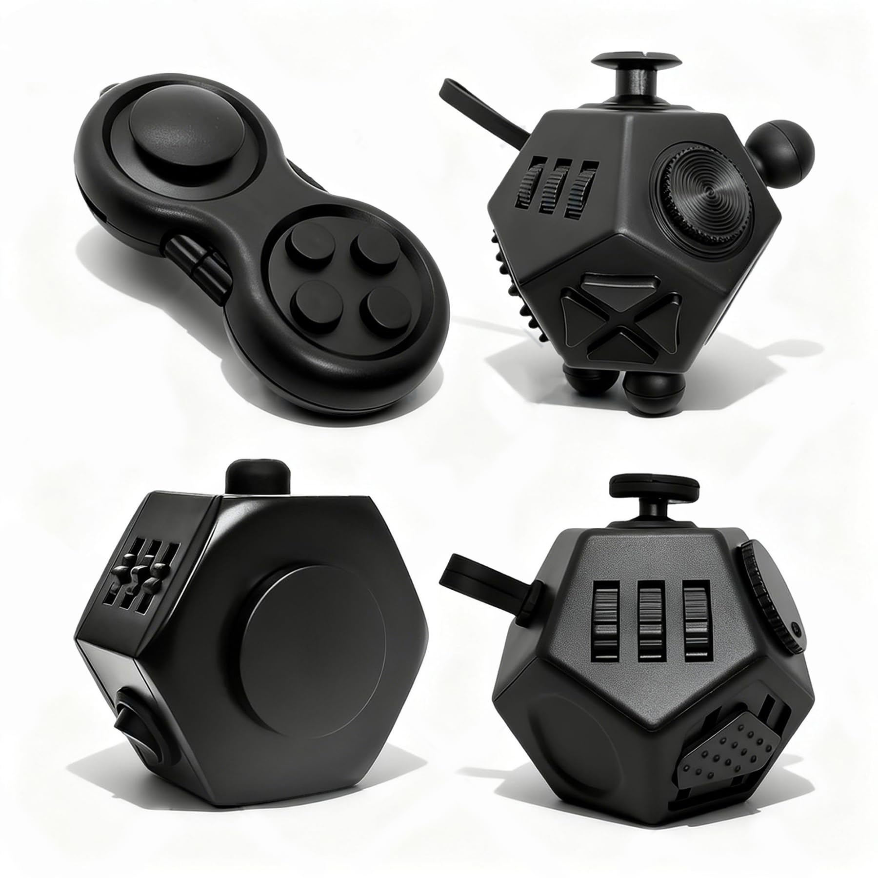 YUFENGBY fidget cube 4-pack rotates for focused work and quick calm during tasks.