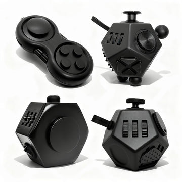 YUFENGBY fidget cube 4-pack rotates for focused work and quick calm during tasks.