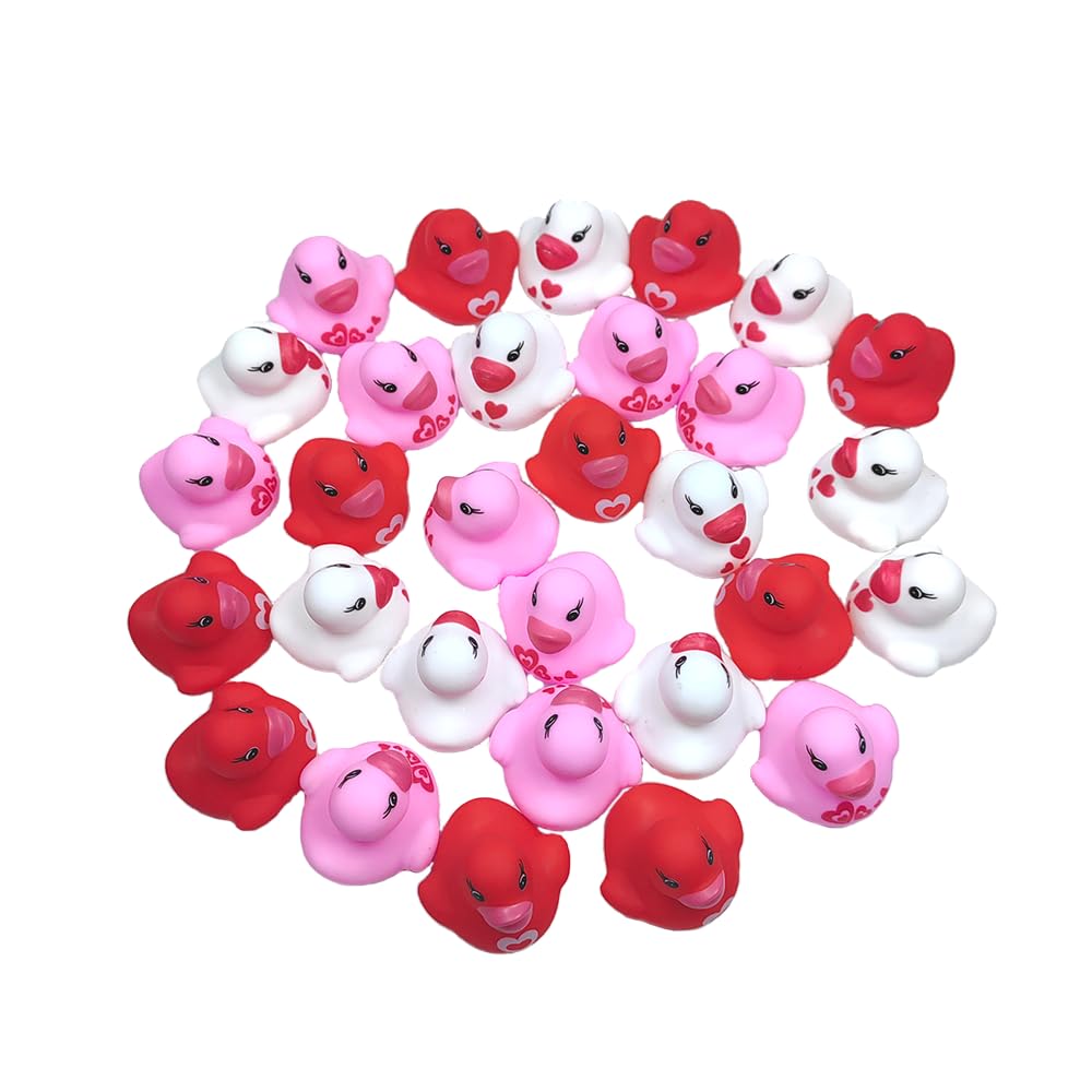 yuferfeila valentine ducks with heart pattern for gift bags