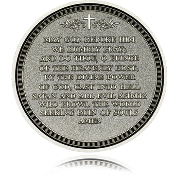YUJUE protective case included keeps Archangel Michael coin safe on-the-go.