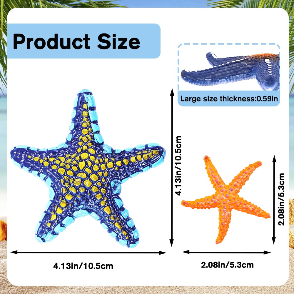 YUJUN big starfish pool toy with vibrant colors for visibility.