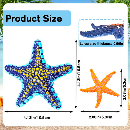 YUJUN big starfish pool toy with vibrant colors for visibility.