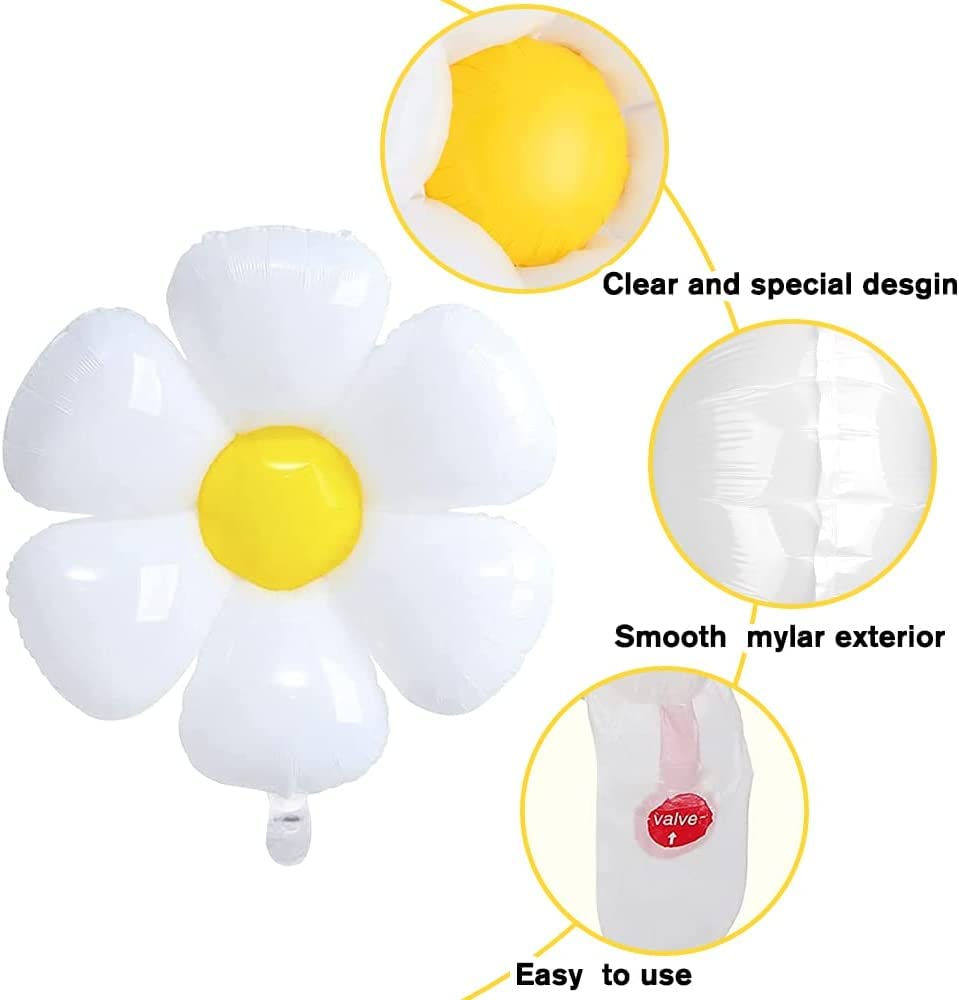 YUJUN daisy balloon 16inch small for playful table accents