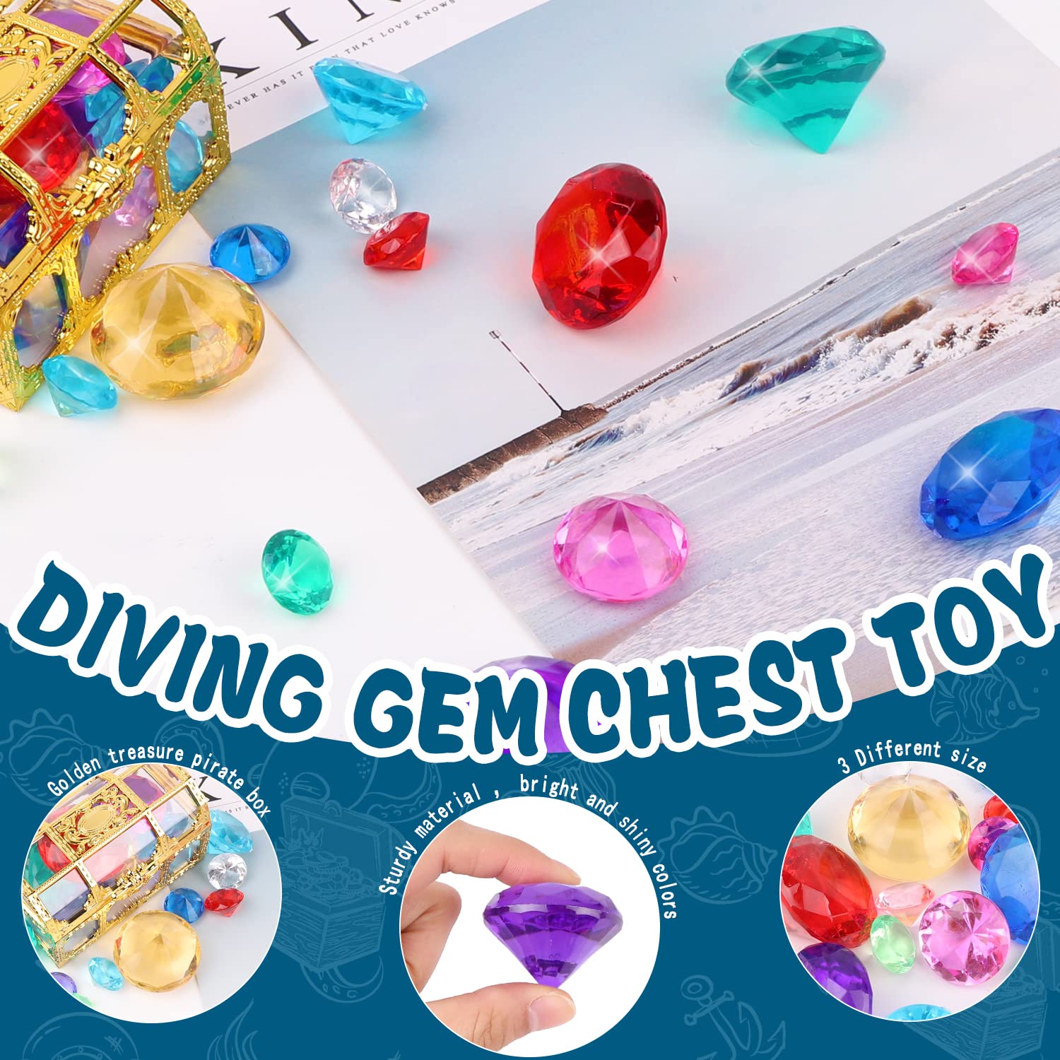 YUJUN treasure box image - golden chest for organizing the buried gems