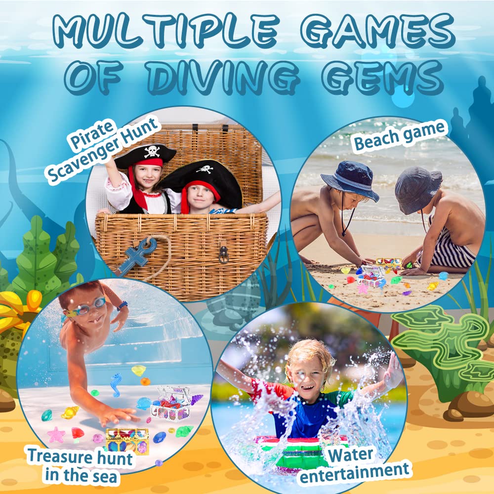 YUJUN underwater treasure set supports imaginative pool play