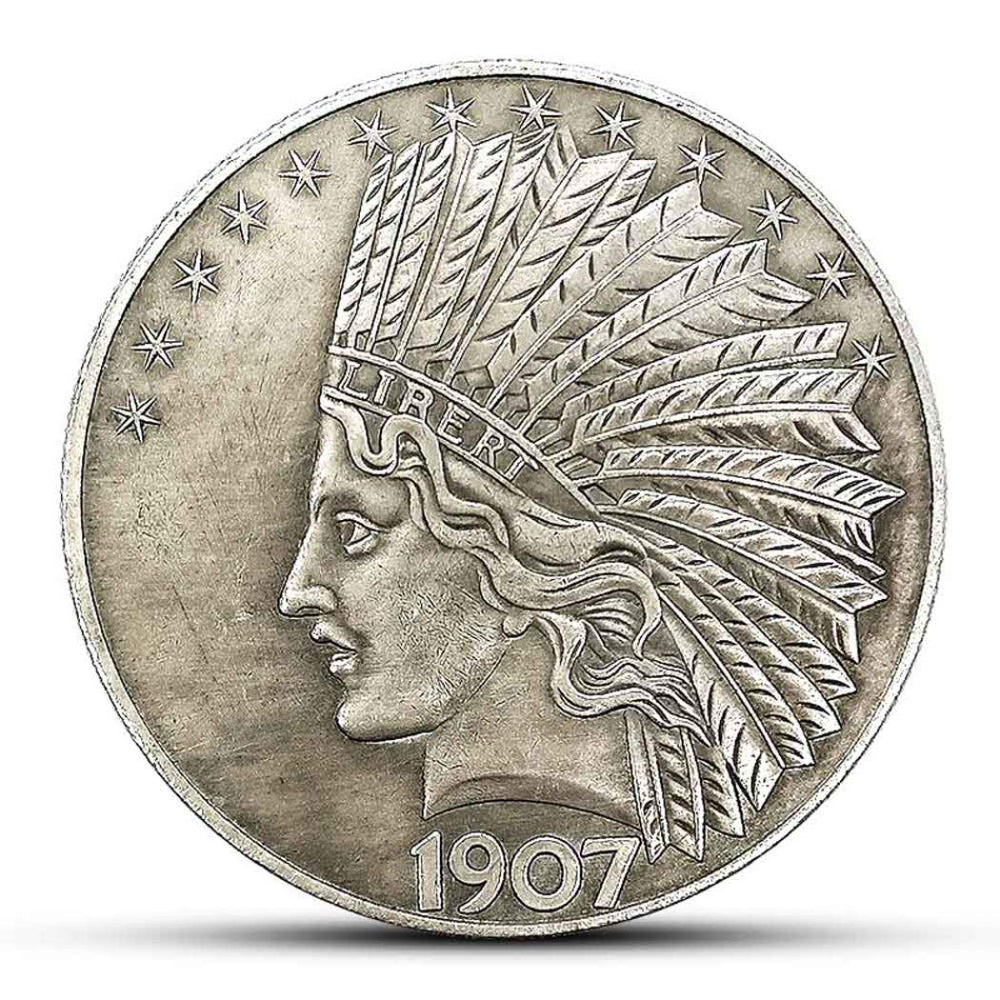 YukaBa MarshLing antique coin front view for display and appreciation.