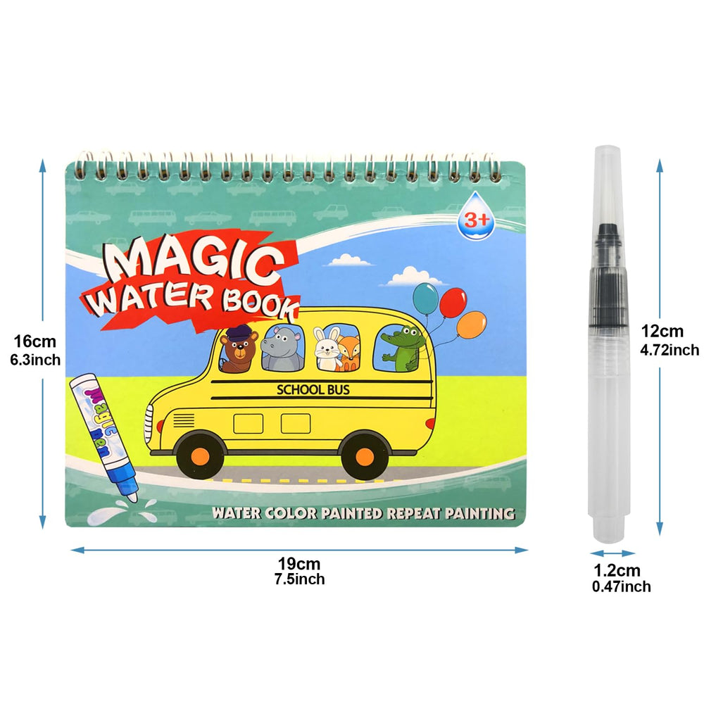 YUKEZOOG water drawing book featuring animals for creative play and learning