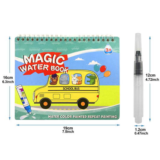 YUKEZOOG water drawing book featuring animals for creative play and learning