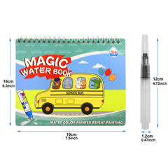 YUKEZOOG water drawing book featuring animals for creative play and learning