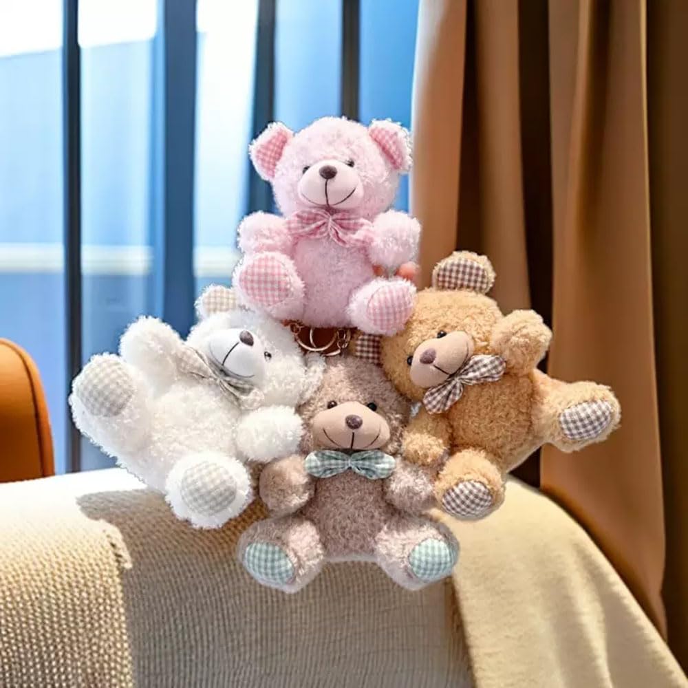 YUKOUQIAN bear on backpack close-up showcasing cute durable plush