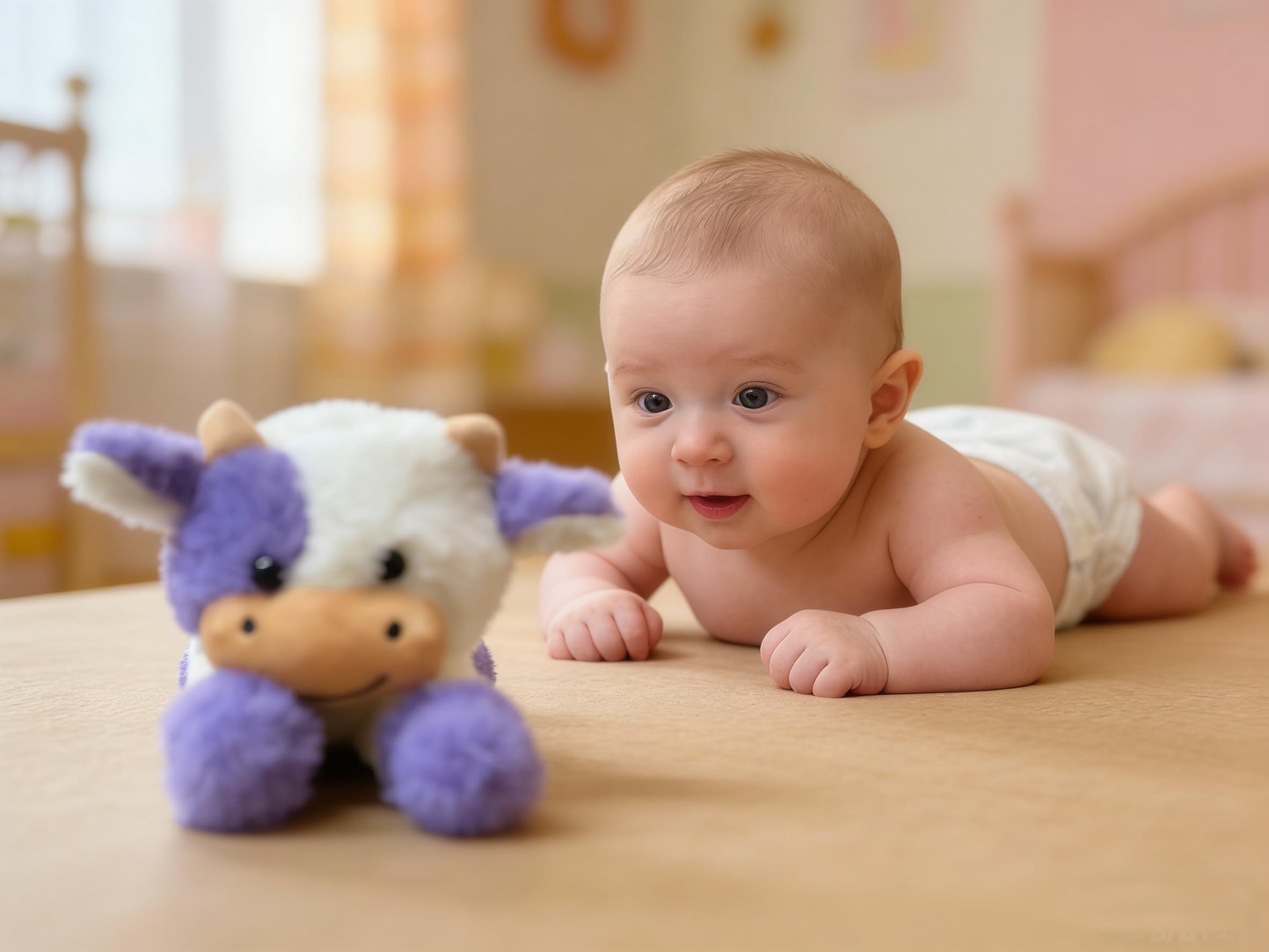 YUKOUQIAN cow plush 10-inch size suitable for kids