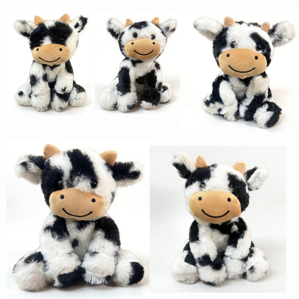 YUKOUQIAN cow plush pattern 01—a soft 8-inch cuddle buddy for kids