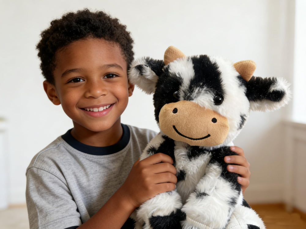 YUKOUQIAN cow plush pattern 05—great gift for birthdays and holidays