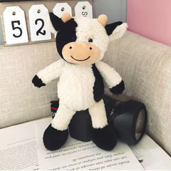 YUKOUQIAN cow plush doll with soft fabric for gentle touch.
